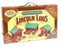 K'NEX Collector's Edition Lincoln Logs Wooden Case