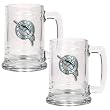 Florida Marlins MLB 2pc 15oz Glass Tankard Set- Primary Logo
