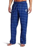 NBA Men's Detroit Pistons One Color Logo Flannel Pant (Collegiate Royal Plaid, Medium)