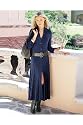 Newport News Together Lace-trim button-front dress