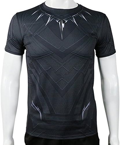 KVCOS Captain America Civil War Black Panther Sport T-Shirt (XL)