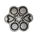 Cajun Cookware Star Cast Iron Muffin Pan