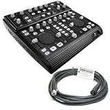 Behringer B-Control DEEJAY BCD3000 DJ Scratch Traktor + Whirlwind 20' Cable + Unique Squared Vinyl Stickers