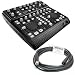 Behringer B-Control DEEJAY BCD3000 DJ Scratch Traktor + Whirlwind 20' Cable + Unique Squared Vinyl Stickers