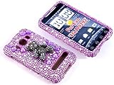 Smile Case 3D Teddy Bear Design Bling Rhinestone Crysal Jeweled Snap on Ful ....