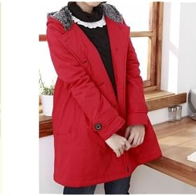 New Stylish Red Maternity Coat - UK Size 12