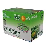 EPSON IC4CL31�^�C�v�@4�F�p�b�N�i�����C���N�j�@DELIGHT���T�C�N���C���N�J�[�g���b�W