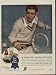 Hit the ball - with a one string tennis racket? ..... 1945 Pabst Blue Ribbon Beer ad, A0476A. 19450611