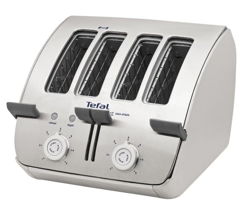 Tefal Avanti Deluxe All Chrome Toaster, 4 Slice