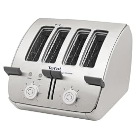 Tefal Avanti Deluxe All Chrome Toaster, 4 Slice