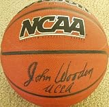 John Wooden (UCLA) autographed Wilson NCAA basketball