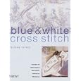 Blue White Cross Stitch Delftware