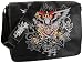 Ed Hardy Papeete Messenger Bag,Black,one size