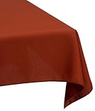 Bardwil Cobblestone 60-inch By 102-inch Oblong / Rectangle Tablecloth, Cinnebar