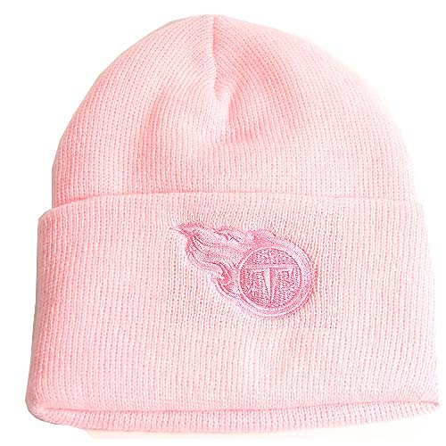 Tennessee Titans Classic Cuffed Knit Hat (Pink)