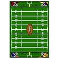 Football Fun Rug - Green Field (Rectangle)
