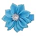 Grosgrain Ribbon Wrapped Alligator Baby Hair Bow Flower Clips (10 Pairs)
