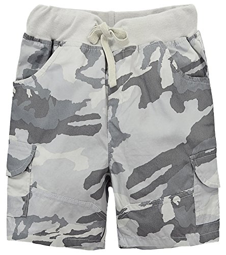 Fiream Little Boys' Cotton Elastic Waist Shorts
