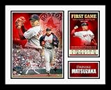 Daisuke Matsuzaka Boston Red Sox MLB 1st Game Photograph Milestone Collage Framed 8 x 10 Photog