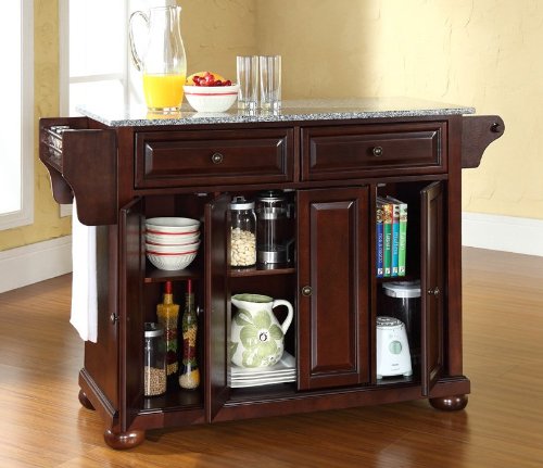 Crosley Furniture KF30003AMA Alexandria Kitchen Island, Vintage