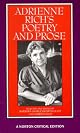 Adrienne Rich's Poetry and Prose: Poems Prose Reviews and Criticism (Norton Critical Editions)