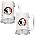 Florida State Seminoles NCAA 2pc 15oz Glass Tankard Set by Great American Products