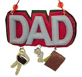 #1 Dad Dangling Charm Christmas Ornament
