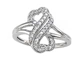 0.25 (1/4) cttw Round Diamonds Engagement Ring in 14k White Gold Size 5 51HSNuX4njL. SL160 14K White Gold 3 Stone Channel Set Round