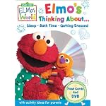 Sesame Street Elmo's World Flashcards and DVD: Elmo's Thinking About Bedtime, Bathtime, Getting Dressed (Sesame Street) book cover
