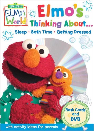 Sesame Street Elmo's World Flashcards and DVD: Elmo's Thinking About Bedtime, Bathtime, Getting Dressed