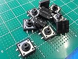 3a タクトスイッチ＜表面実装用　ジョイント可　12mm×12mmスイッチ　全高7.5mm＞10個＜1sw-056＞