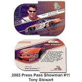 Press Pass Showman '03 Tony Stewart Card