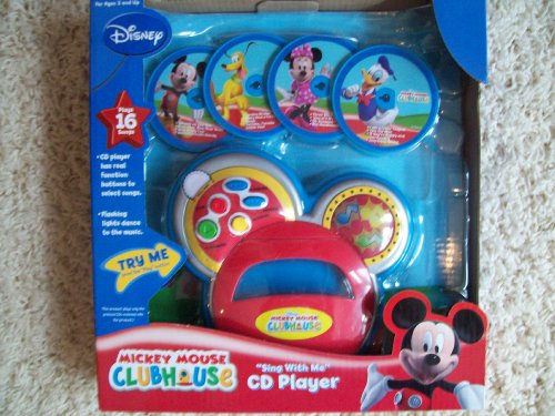 disney mickey mouse clubhouse sing with me toy cd player  more detail click!