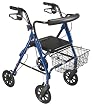 Drive Medical D-Lite Rollator, Blue