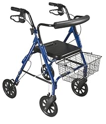 Drive Medical D-Lite Rollator, Blue
