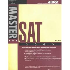 Master the SAT, 2003/e w/out CD-ROM