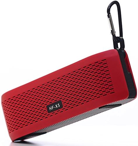 Bluetooth Speaker,QUWIN Speakers for Home&amp;Outdoors (Color, Loudest, Bluetooth, Camera and FM three mode, Multi-function, Long Lasting, Compatible with Most Bluetooth Devices) (Red)