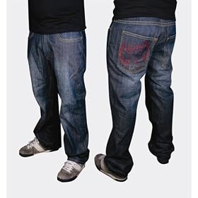 Silver Star HOOLIGAN Mens Resin Coated Denim Jeans