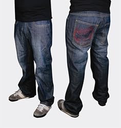 Silver Star HOOLIGAN Mens Resin Coated Denim Jeans