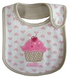 Carter's（カーターズ）　カップケーキのアップリケ 生成×ベージュ スタイ/よだれかけ[Baby Product]