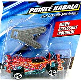Speed Racer 1:64 Die Cast Hot Wheels Car Prince Kabala with Saw Blades by