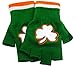 Birsppy St. Patricks Day Fingerless Shamrock Gloves (Pair)