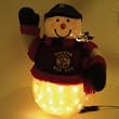 Boston Red Sox 16" Fiber Optic Snowman - MLB Baseball