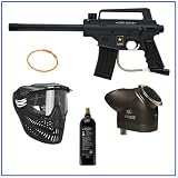 US Army Alpha Black Basic Edition Paintball Marker Package Combo C