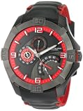 51HSeXyciZL. SL160  Stuhrling Original Mens 264XL.335F564 Gen X Sport Quartz Black and Red Dial Watch