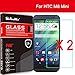 HTC One Mini 2 / One Remix Glass Screen Protector, AnoKe (2.5D 0.3mm 9H Hardness) Tempered Glass Screen Protector Cover For HTC One Remix / One Mini 2, [Lifetime Warranty] Glass