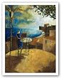 Atardecer entre los arboles by Didier Lourenco 11"x14" Art Print Poster