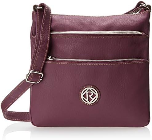 Relic Erica Top Zipper Cross Body,Mauve,One Size