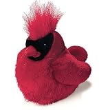 Plush Cardinal Audubon Bird 5" with sound