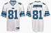 Calvin Johnson Jersey: Reebok White Replica #81 Detroit Lions Jersey - X-Large